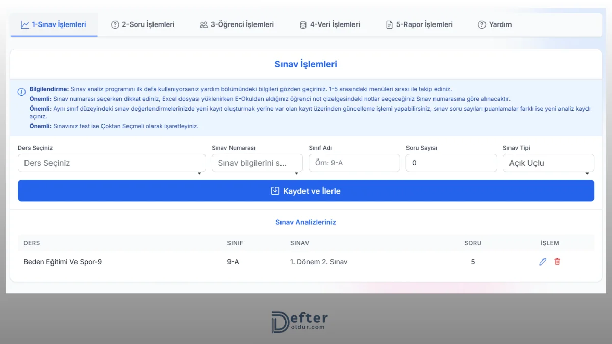 Dakikalar İçinde Sınav Analizi: Öğretmenler İçin Pratik Rehber